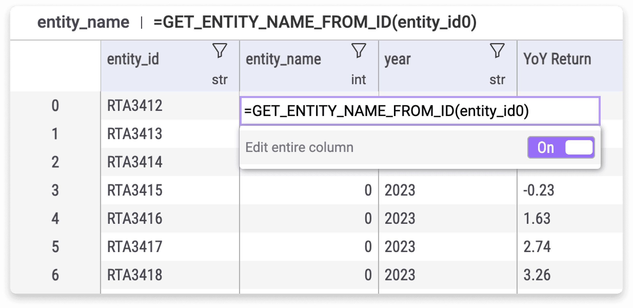 Custom Spreadsheet Functions